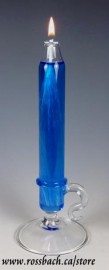 Candle on Stand (clear) 8''x24mm